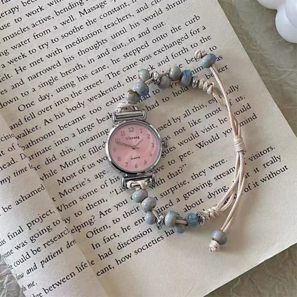 Новые часы-браслет из бисера, регулируемый ремешок, подвеска-цепочка, наручные часы для женщин и девочек
Новые часы-браслет из бисера, регулируемый ремешок, подвеска-цепочка, наручные часы для женщин и девочек