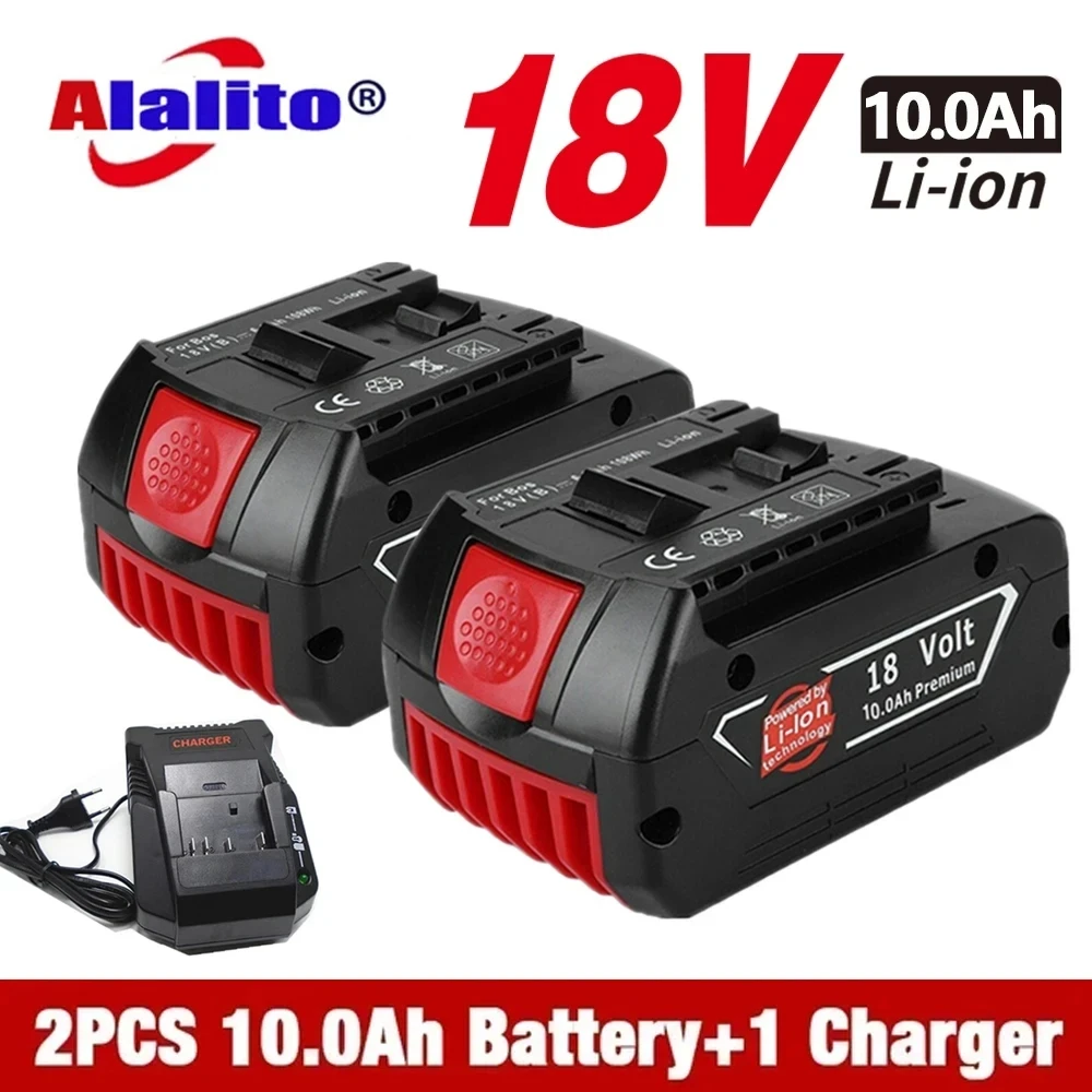 NEW For BOSCH Authentic 18V 10AH LITHIUM-ION BATTERY GBA 18V 10AH Professional GBA GSR GSB BAT618 BAT609 With indicator light
NEW For BOSCH Authentic 18V 10AH LITHIUM-ION BATTERY GBA 18V 10AH Professional GBA GSR GSB BAT618 BAT609 With indicator light