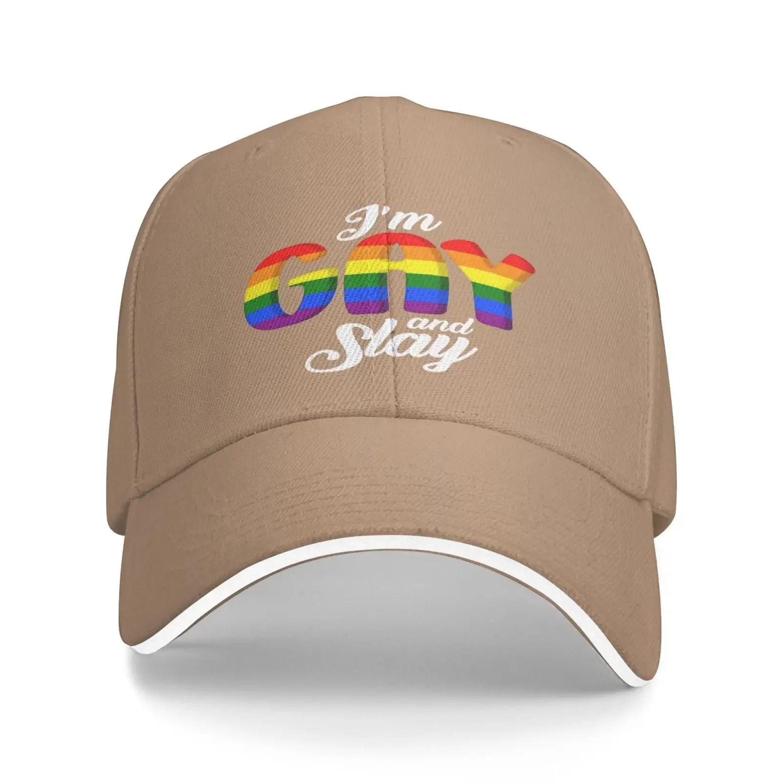 I'm Gay and Slays Hat Lgtbq Gay Pride Бейсбольная кепка для мужчин и женщин Шляпы дальнобойщика Забавные кепки
I'm Gay and Slays Hat Lgtbq Gay Pride Бейсбольная кепка для мужчин и женщин Шляпы дальнобойщика Забавные кепки