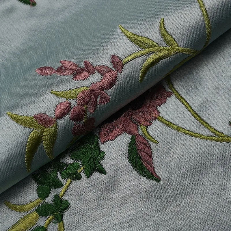 Embroidered acetate satin jacquard fabric traditional pattern Chinese clothing cheongsam
Embroidered acetate satin jacquard fabric traditional pattern Chinese clothing cheongsam