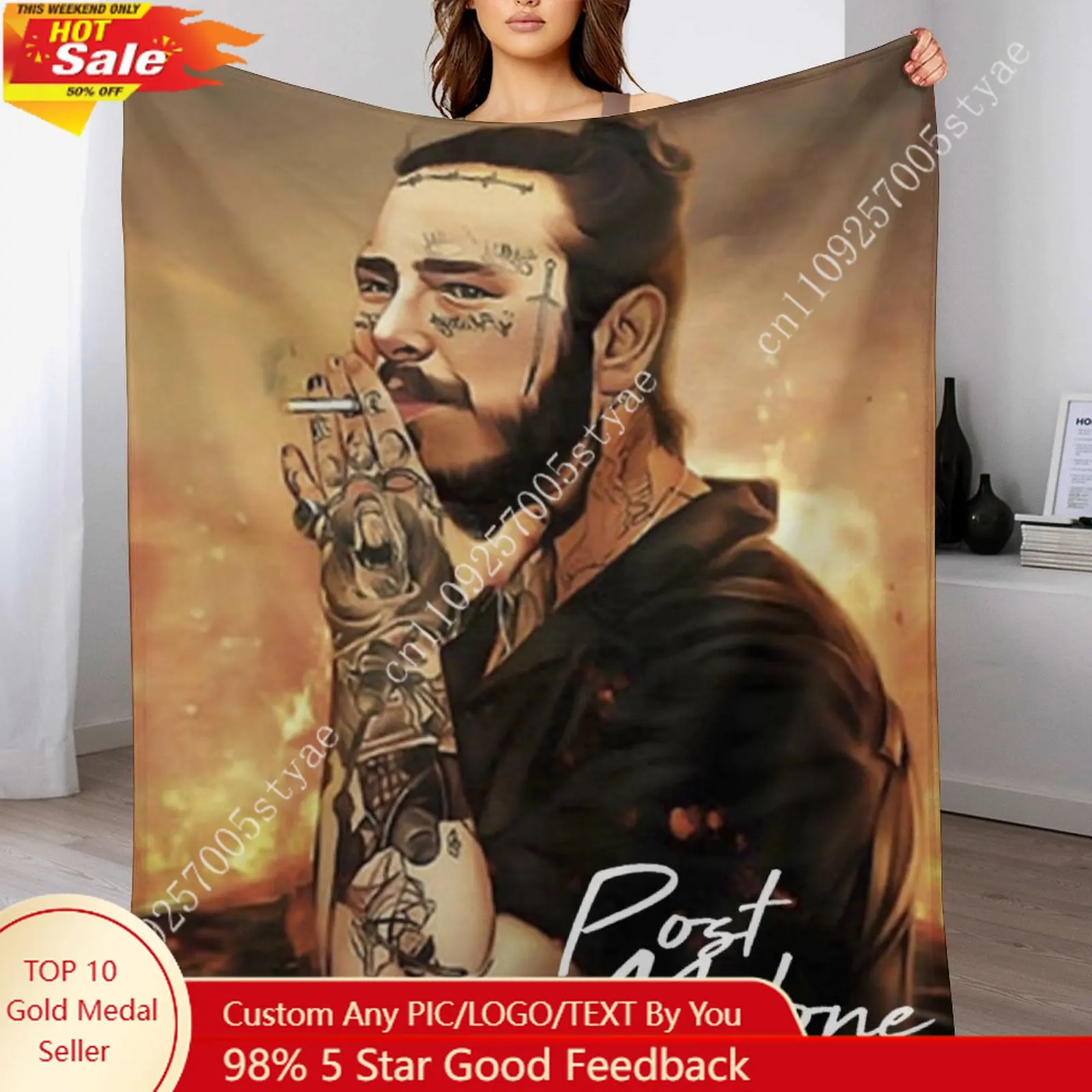 Sunflower Rapper Post Malone Flannel Blankets Are Soft Comfortable and Warm Perfect for Winter Naps Homes Offices Travel Camping
Sunflower Rapper Post Malone Flannel Blankets Are Soft Comfortable and Warm Perfect for Winter Naps Homes Offices Travel Camping