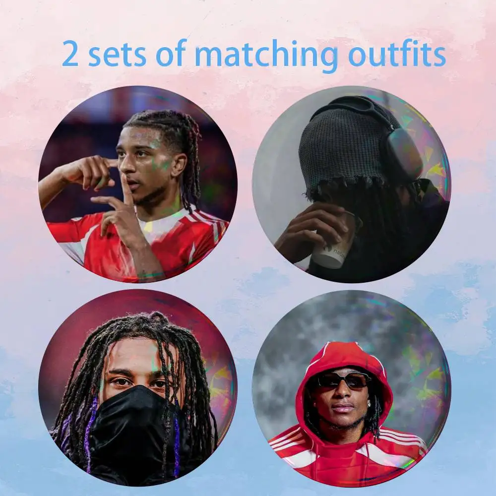 Michael O-Olise France 2 piece set Badges On Backpack Jacket Cartoon Round Brooches Acrylic Button Pins Collection Gifts
Michael O-Olise France 2 piece set Badges On Backpack Jacket Cartoon Round Brooches Acrylic Button Pins Collection Gifts