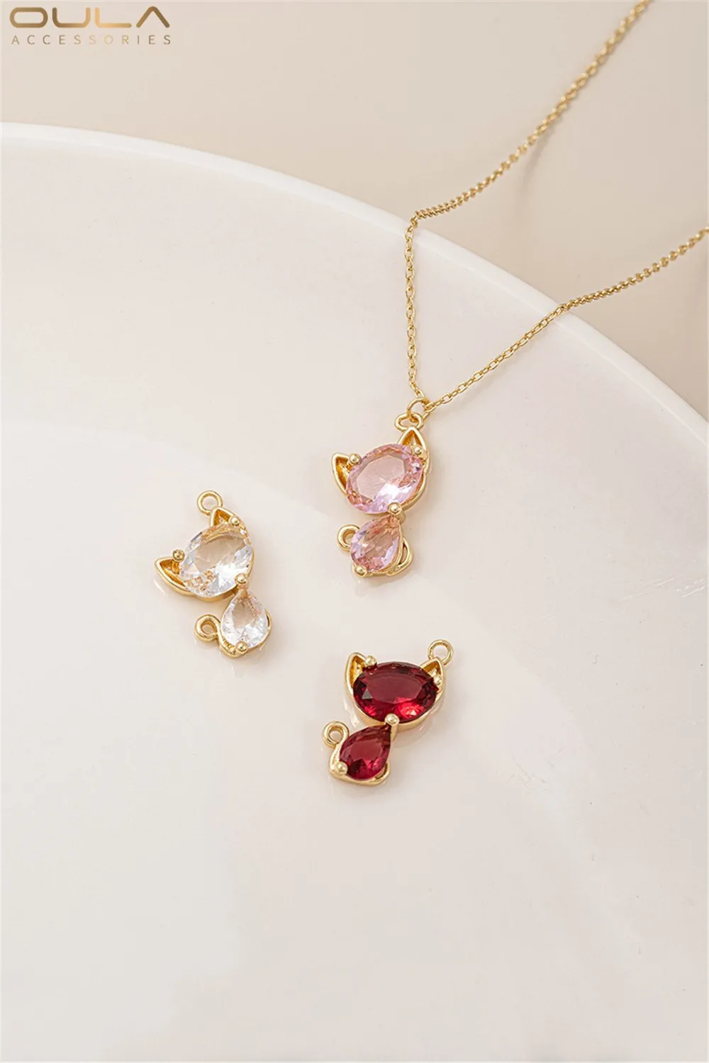 1PCS 14K Gold-plated Cat Pendant, Double Pendant, Cute Cat Pendant, Diy Bracelet, Necklace and Accessory Pendant
1PCS 14K Gold-plated Cat Pendant, Double Pendant, Cute Cat Pendant, Diy Bracelet, Necklace and Accessory Pendant