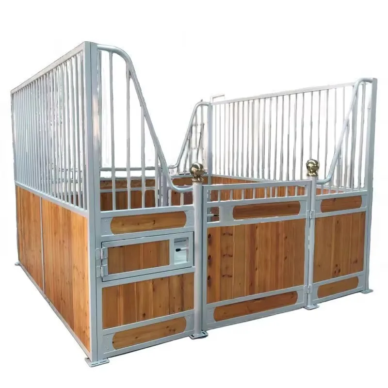 Powder Coated Prefab Horse Box Horse Shelter with Optional Feeder Animal Cages
Powder Coated Prefab Horse Box Horse Shelter with Optional Feeder Animal Cages