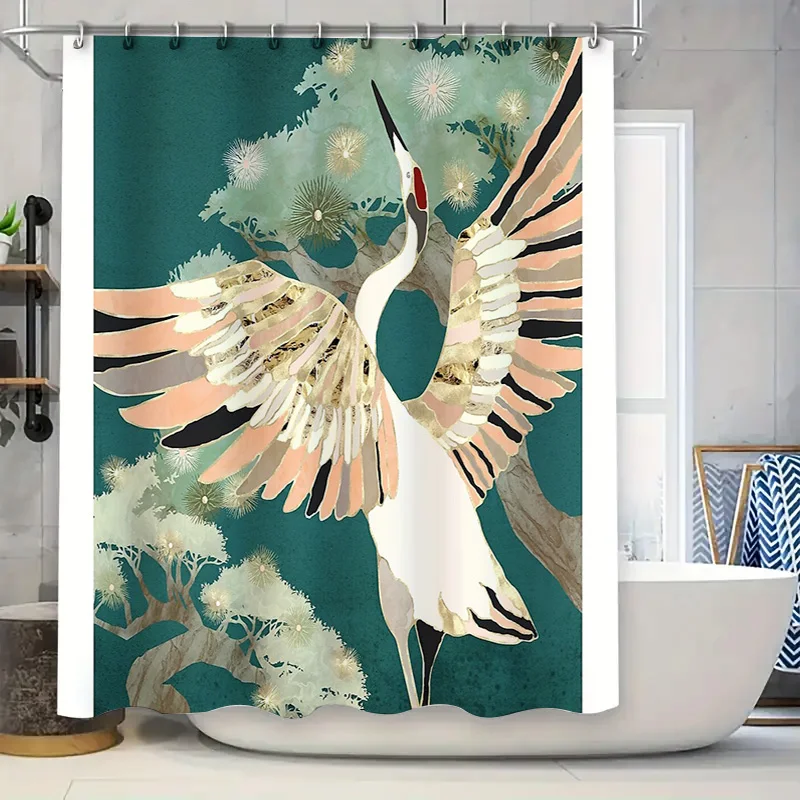 Japanese Crane Bird Shower Curtain Artistic Nature Home Decor Bathroom Set Waterproof Japanese Style Wall Hanging Tapestry
Japanese Crane Bird Shower Curtain Artistic Nature Home Decor Bathroom Set Waterproof Japanese Style Wall Hanging Tapestry