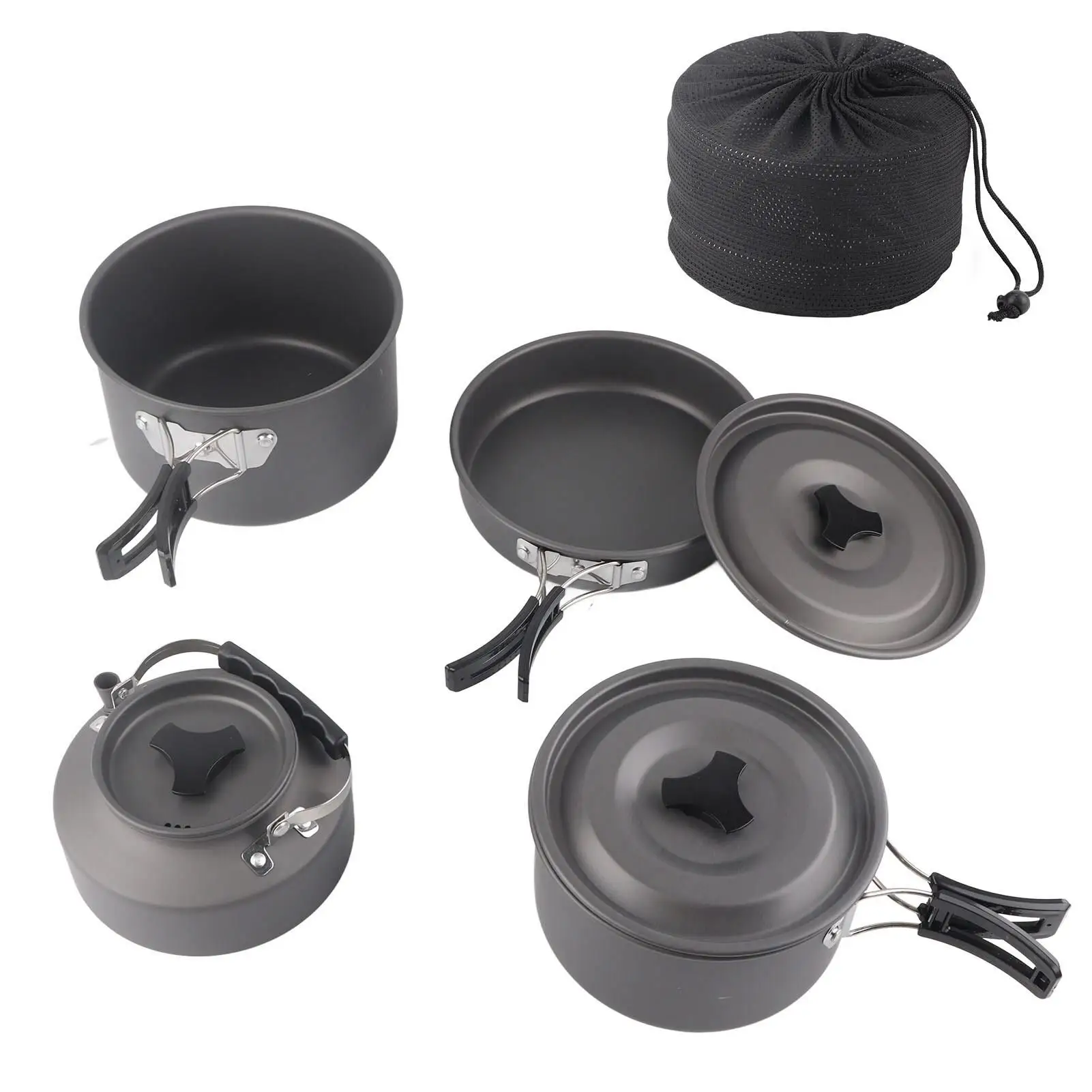 Ultralight Anodized Hard Oxidized Camping Cookware Set for hiking Outdoor Cooking Gear Lightweight Nonstick Camping Pot and
Ultralight Anodized Hard Oxidized Camping Cookware Set for hiking Outdoor Cooking Gear Lightweight Nonstick Camping Pot and