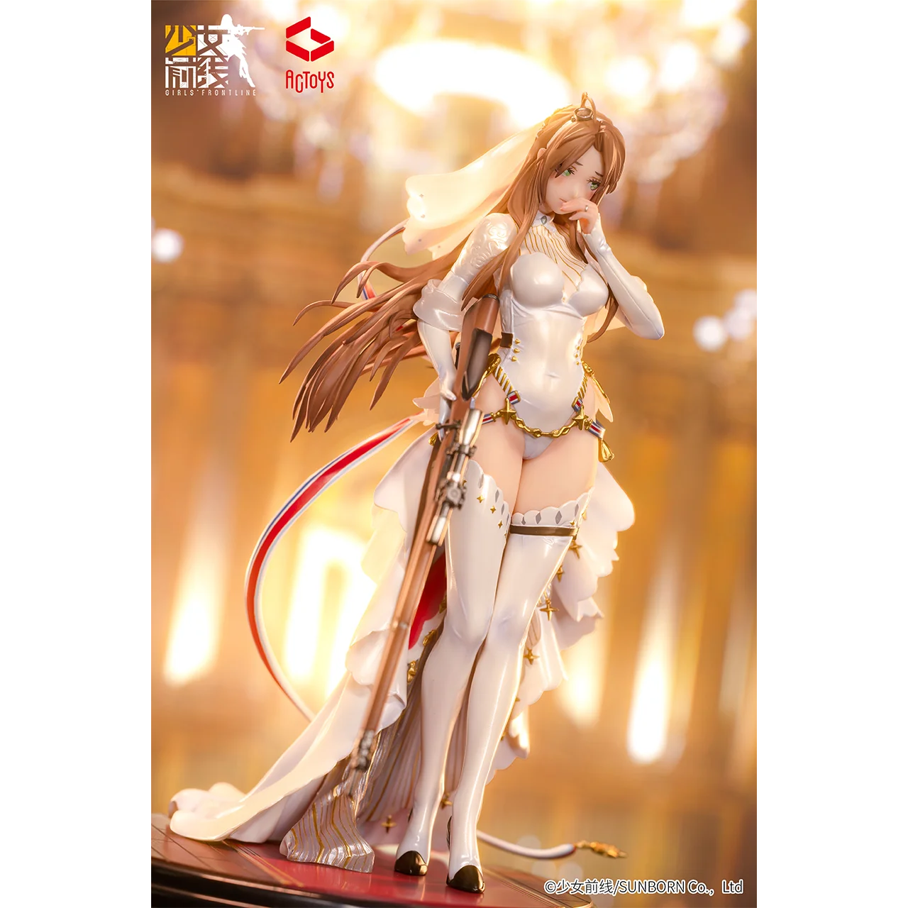 Original spot 1/8 ACTOYS Girls Frontline 25CM Lee Enfield Lifelong Guardian Wedding Dress PVC Figure
Original spot 1/8 ACTOYS Girls Frontline 25CM Lee Enfield Lifelong Guardian Wedding Dress PVC Figure