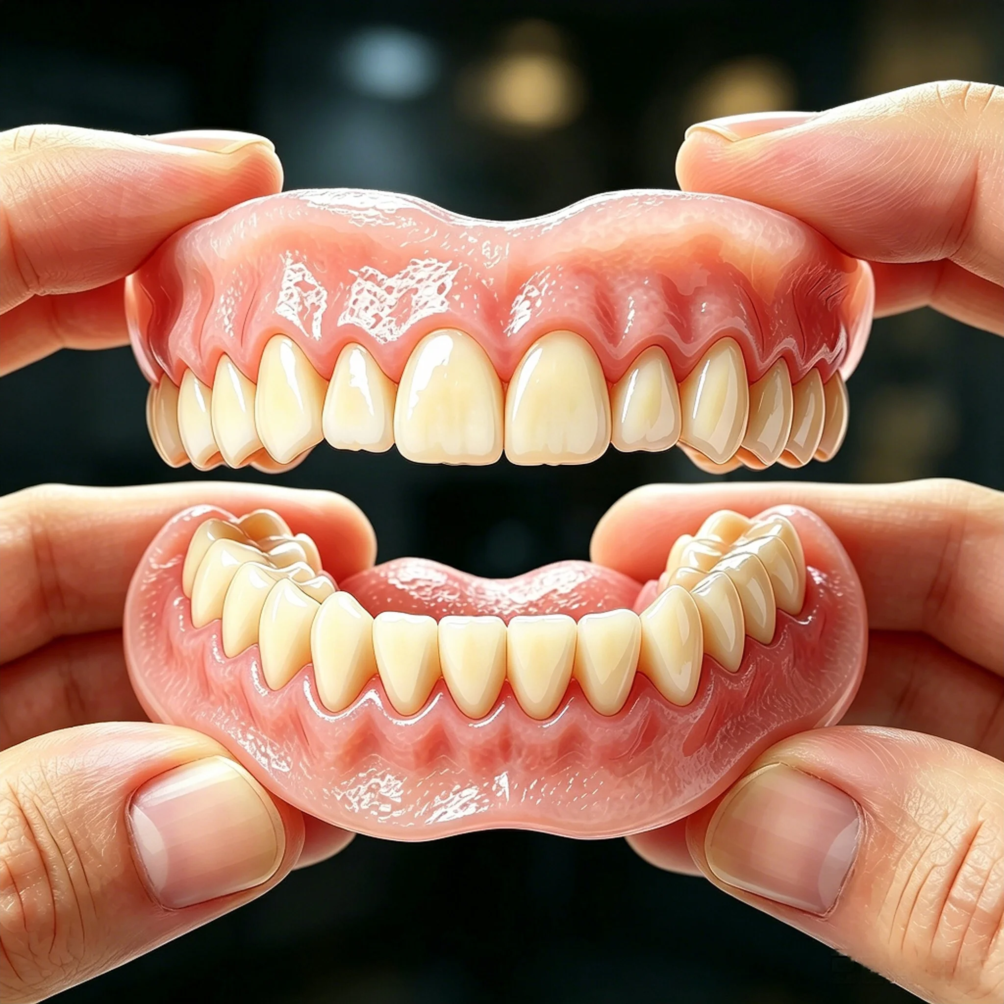 Natural Silicone Full Mouth Dentures, Upper & Lower Simulation Teeth Braces, Snug Fit Restore Perfect Smile & Oral Care
Natural Silicone Full Mouth Dentures, Upper & Lower Simulation Teeth Braces, Snug Fit Restore Perfect Smile & Oral Care