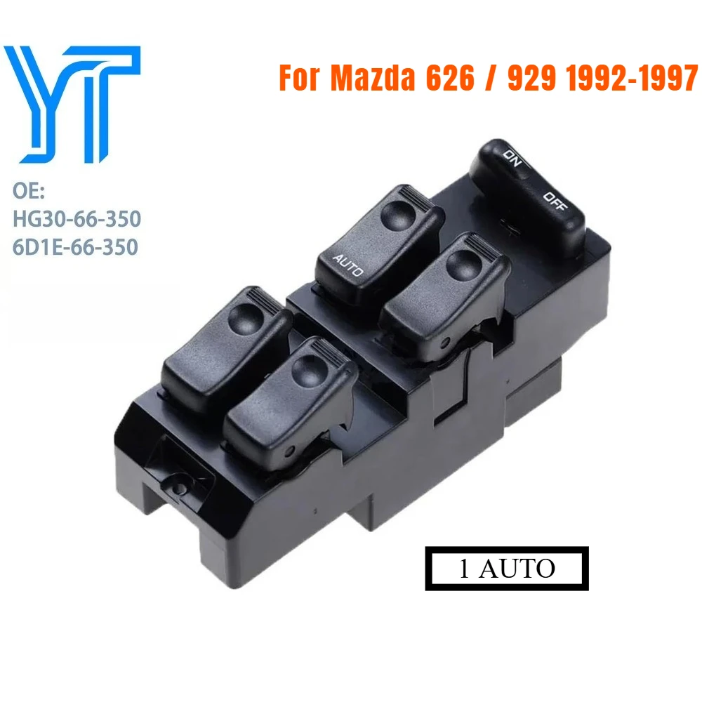 For Mazda 626 929 1992-1997 Power Front Left Side Electric Window Switch Glass Lifter Control Button Car Accessories HG30-66-350
For Mazda 626 929 1992-1997 Power Front Left Side Electric Window Switch Glass Lifter Control Button Car Accessories HG30-66-350
