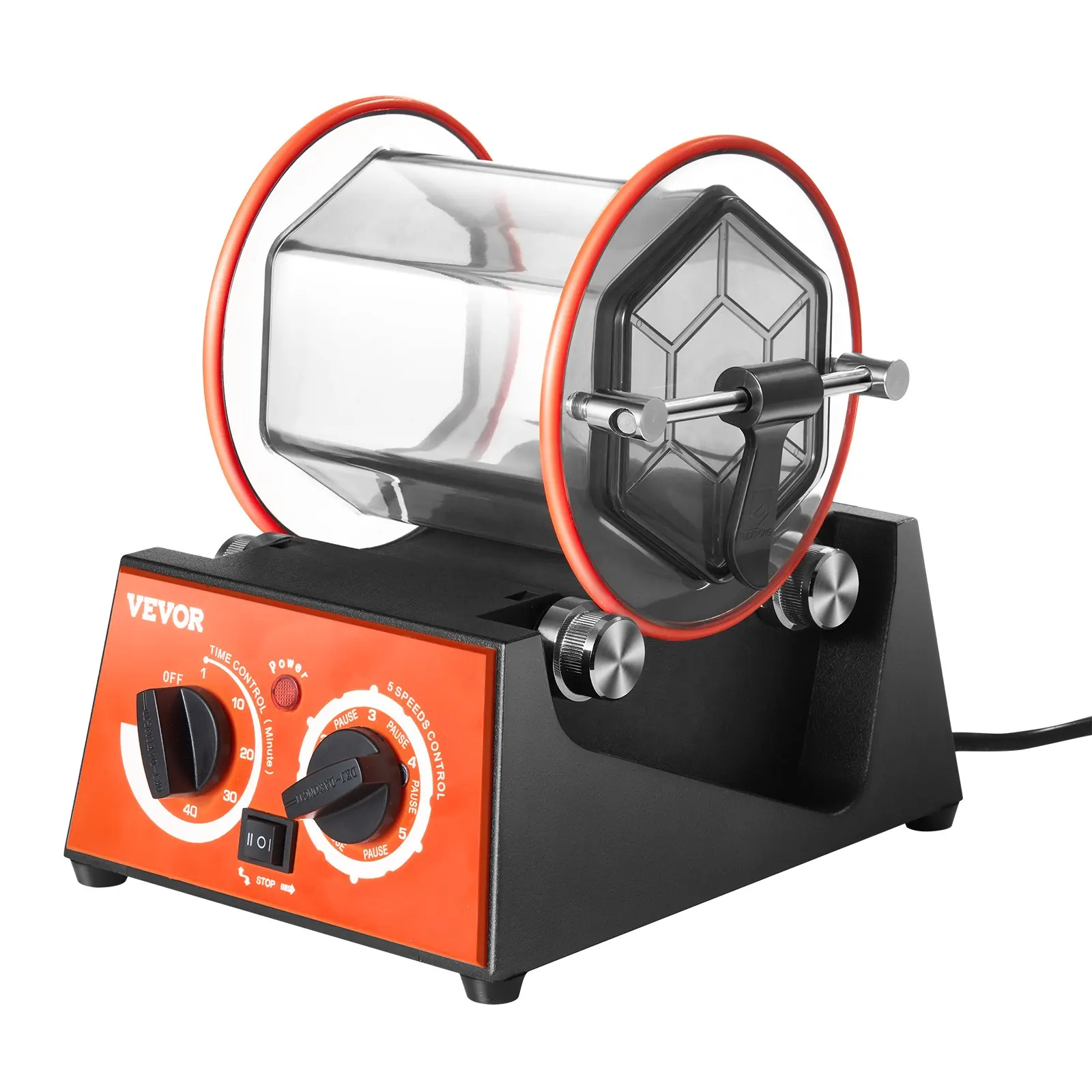 Jewelry Polisher Tumbler, 6.6lbs/3kg Capacity Mini Rotary Tumbler Machine With 0-60 Minutes Timer, 5 Speeds Jewelry Rotary
Jewelry Polisher Tumbler, 6.6lbs/3kg Capacity Mini Rotary Tumbler Machine With 0-60 Minutes Timer, 5 Speeds Jewelry Rotary