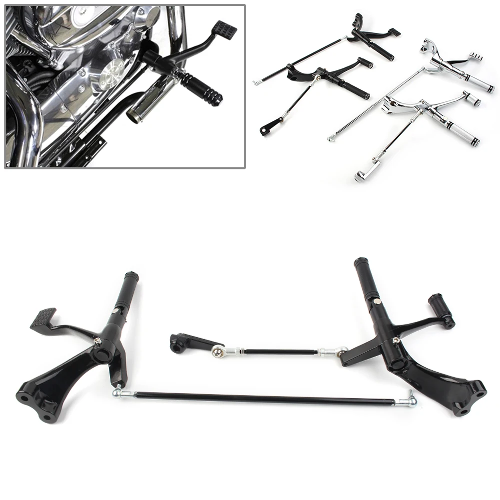 Chrome/Black Motorbike Forward Controls Complete Kit Pegs Lever Linkages For Harley Sportster XL 883 1200 2004-2013 Aluminum
Chrome/Black Motorbike Forward Controls Complete Kit Pegs Lever Linkages For Harley Sportster XL 883 1200 2004-2013 Aluminum