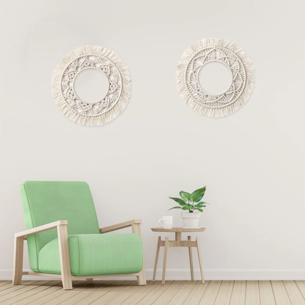 Round Cotton Wall Tapestry Handmade Bohemian Decor For Living Room Bedroom Dorm Indoor Home Stylish Household Tapestry Art
Round Cotton Wall Tapestry Handmade Bohemian Decor For Living Room Bedroom Dorm Indoor Home Stylish Household Tapestry Art