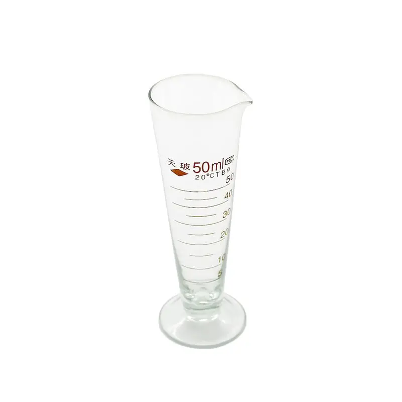 High borosilicate glass measuring cup, conical measuring cup, laboratory with graduated measuring cup
High borosilicate glass measuring cup, conical measuring cup, laboratory with graduated measuring cup