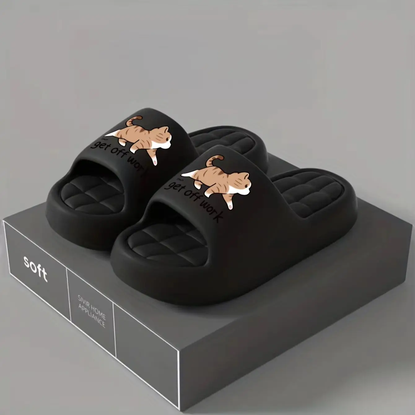 Couple Style Spring and Summer Cute Kitten Print Eva Thick-Soled Soft and Comfortable Casual Home Bathroom Outdoor Slippers for Men and Women
Couple Style Spring and Summer Cute Kitten Print Eva Thick-Soled Soft and Comfortable Casual Home Bathroom Outdoor Slippers for Men and Women