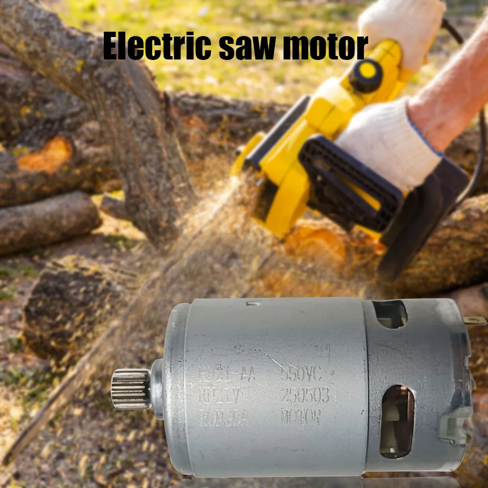 21V Mini DC Motor 14 Teeth Geared Motor 28000RPM 8.2mm Gear Diameter Power Tool Accessories for 550 Motor Lithium Chainsaw
21V Mini DC Motor 14 Teeth Geared Motor 28000RPM 8.2mm Gear Diameter Power Tool Accessories for 550 Motor Lithium Chainsaw