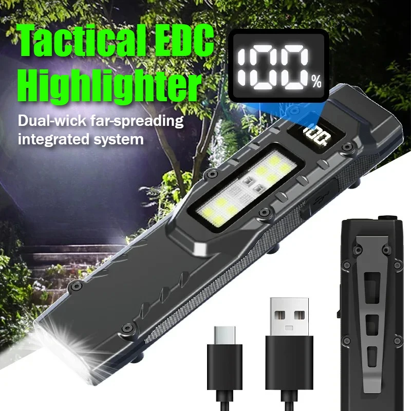 EDC Тактический фонарик USB перезаряжаемый COB Light Портативный IPX44 Водонепроницаемый для кемпинга Ночная работа Ремонт автомобиля Домашняя аварийная ситуация
EDC Тактический фонарик USB перезаряжаемый COB Light Портативный IPX44 Водонепроницаемый для кемпинга Ночная работа Ремонт автомобиля Домашняя аварийная ситуация