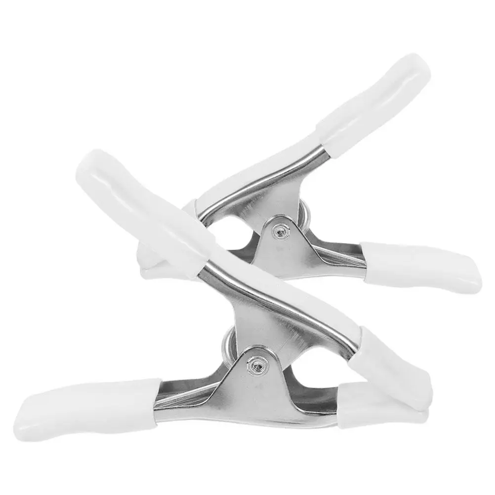 2 Pcs 4 Inch Nickel Plated Spring Clamps Heavy Duty for Backdrop Stand Photography Home Decoration PVC Cover Protect Equipment
2 Pcs 4 Inch Nickel Plated Spring Clamps Heavy Duty for Backdrop Stand Photography Home Decoration PVC Cover Protect Equipment