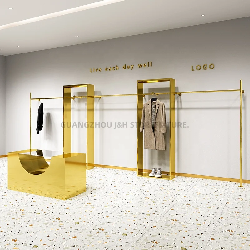 customized.Customize boutique wall mounted set clothing racks display heavy duty clothing garment rack luxury clothes hanger dis
customized.Customize boutique wall mounted set clothing racks display heavy duty clothing garment rack luxury clothes hanger dis