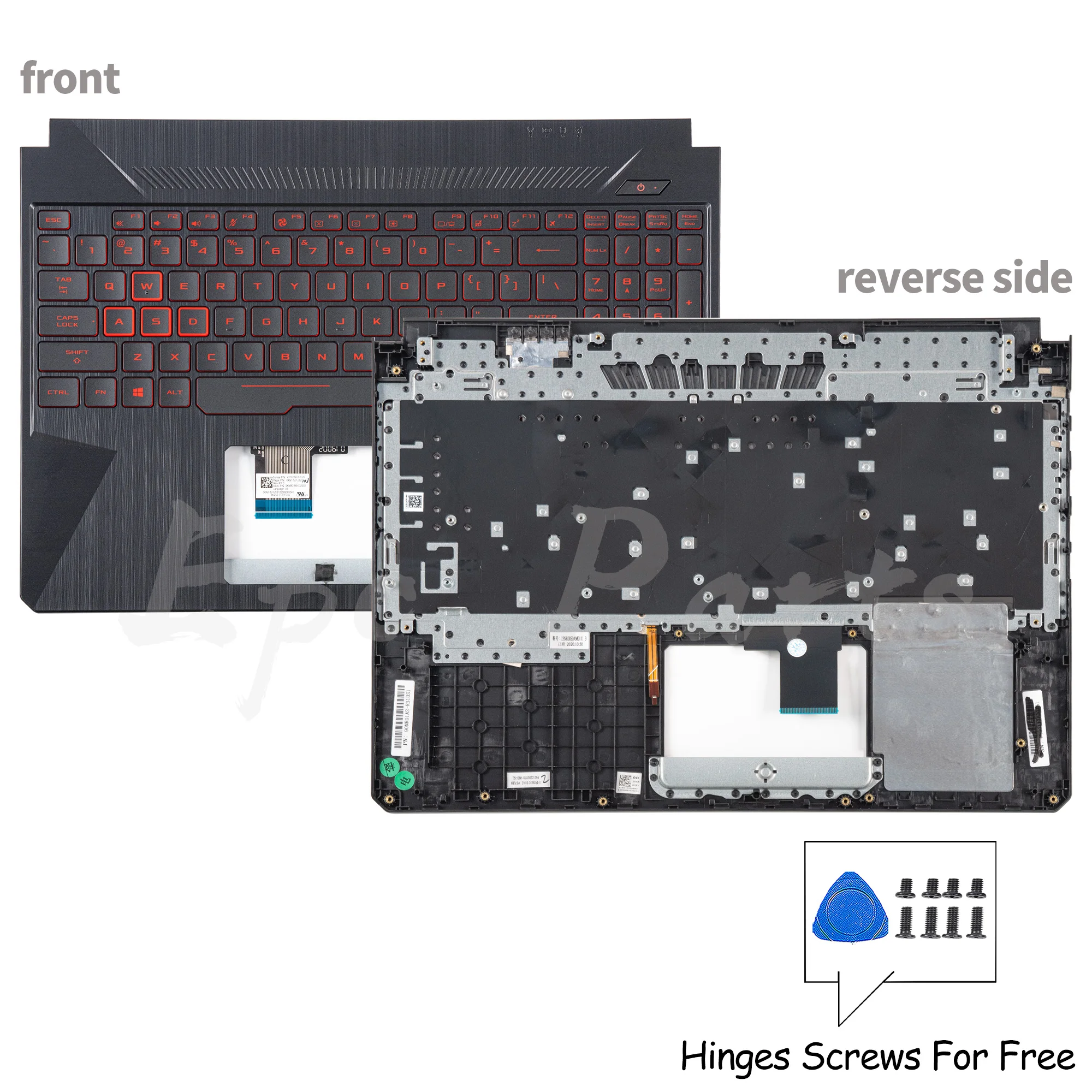 Keyboard with housing For TUF FX505DD FX505DT FX505 FX505DU Fx505dy FX95 Fx505gm FX95G RGB FX86 Fx86F backlight Red/White
Keyboard with housing For TUF FX505DD FX505DT FX505 FX505DU Fx505dy FX95 Fx505gm FX95G RGB FX86 Fx86F backlight Red/White