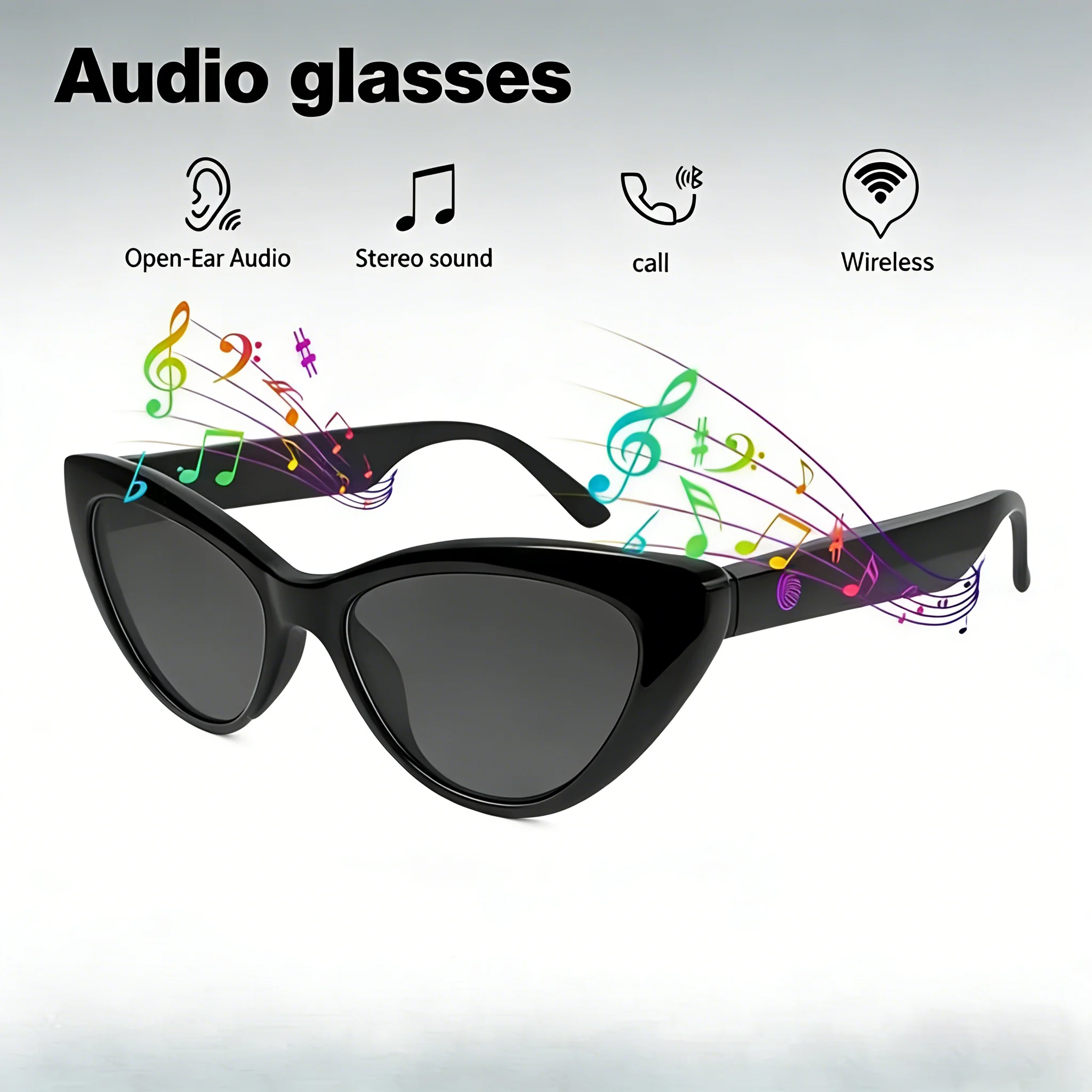 Новые умные солнцезащитные очки Bluetooth V5.4, гарнитура для звонков, уличные наушники с костной проводимостью и сенсорной основой для мужчин и женщин, черный, розовый
Новые умные солнцезащитные очки Bluetooth V5.4, гарнитура для звонков, уличные наушники с костной проводимостью и сенсорной основой для мужчин и женщин, черный, розовый