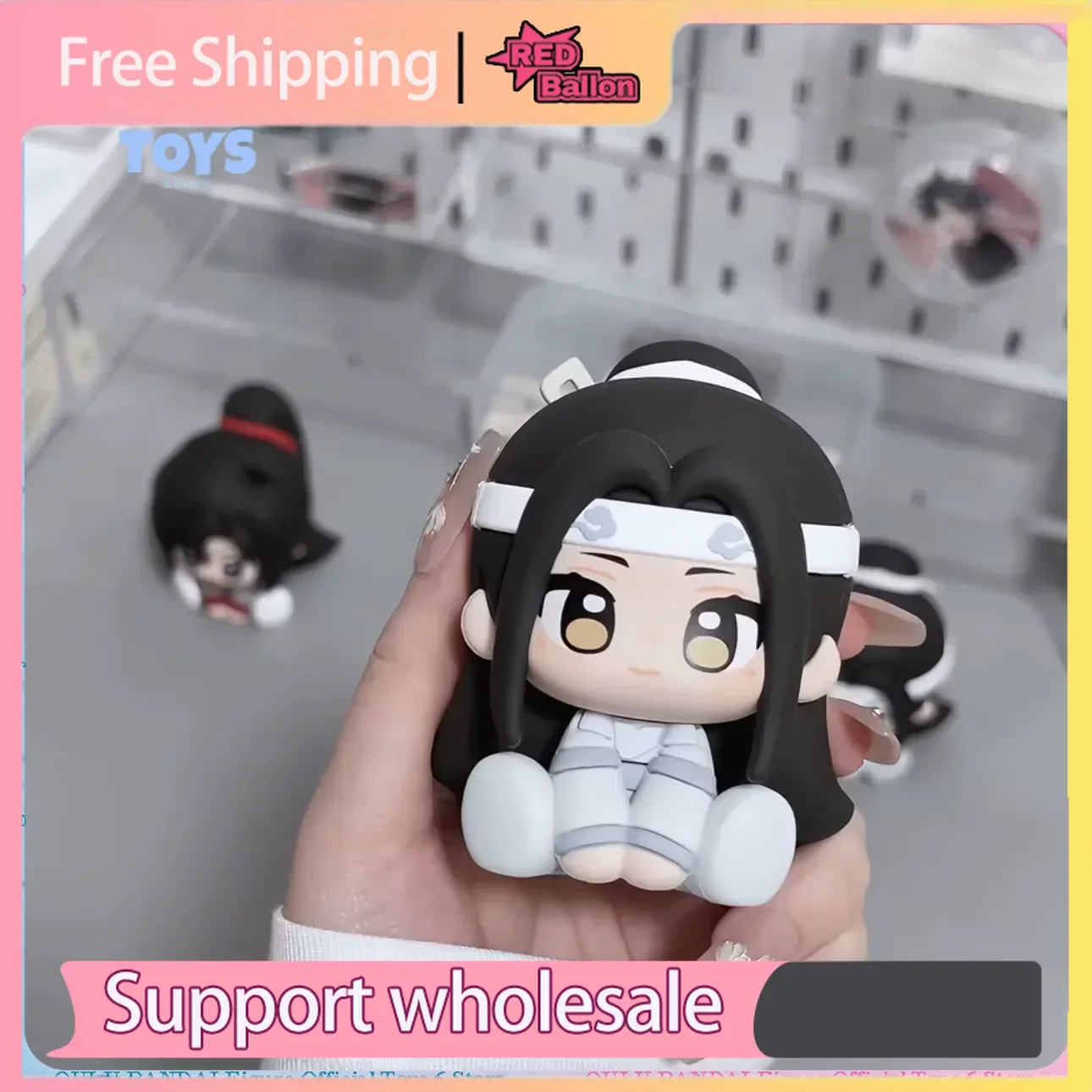Original Mini Doll Mo Dao Zu Shi Blind Box Figure Cute Sitting Anime Ornament Wei Wuxian Lan Wangji Kawaii Gift for Girls
Original Mini Doll Mo Dao Zu Shi Blind Box Figure Cute Sitting Anime Ornament Wei Wuxian Lan Wangji Kawaii Gift for Girls