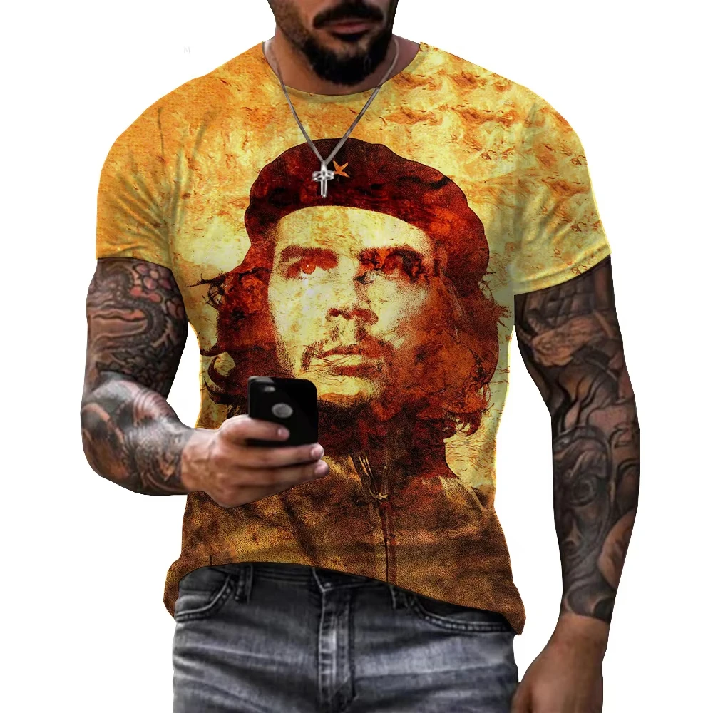 Summer Men T Shirt Clothing 3D Che Guevara Graphic Women T Shirt Clothing Harajuku Fashion T-Shirts Men Short Sleeve Kid Tshirt
Summer Men T Shirt Clothing 3D Che Guevara Graphic Women T Shirt Clothing Harajuku Fashion T-Shirts Men Short Sleeve Kid Tshirt
