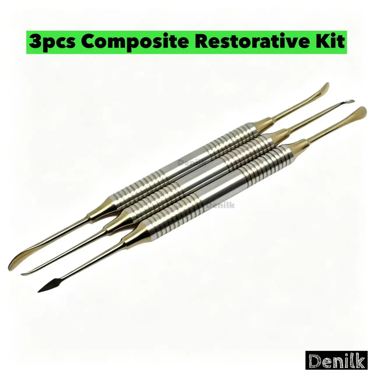 3pcs Dental Composite Restorative Filling Tools Kit, Dental Resin Restorative Kit, Dental Basic Tools
3pcs Dental Composite Restorative Filling Tools Kit, Dental Resin Restorative Kit, Dental Basic Tools
