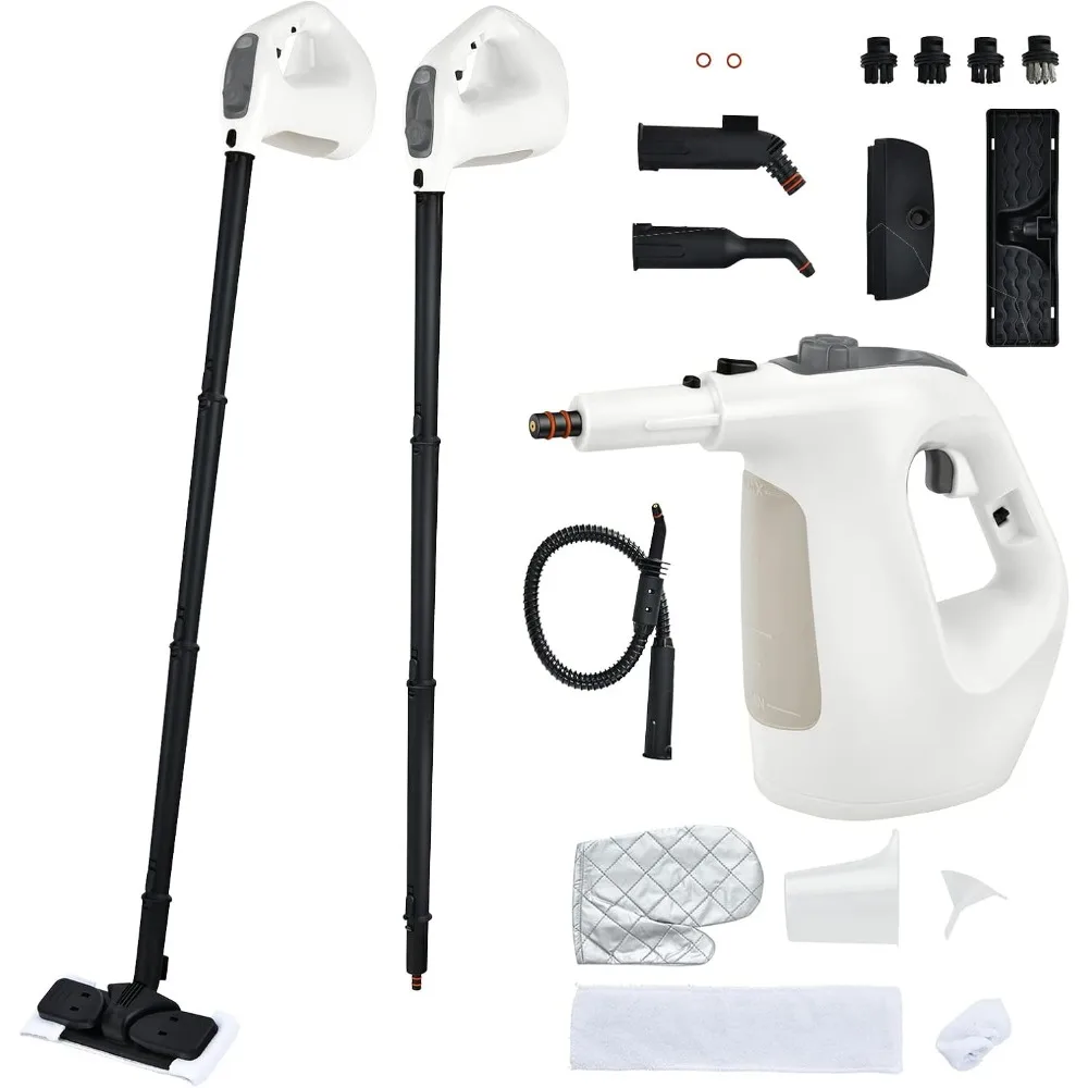 Multipurpose Handheld Steam Cleaner, Pressurized Steam Cleaner with 17 Pieces Accessory Set 
Multipurpose Handheld Steam Cleaner, Pressurized Steam Cleaner with 17 Pieces Accessory Set