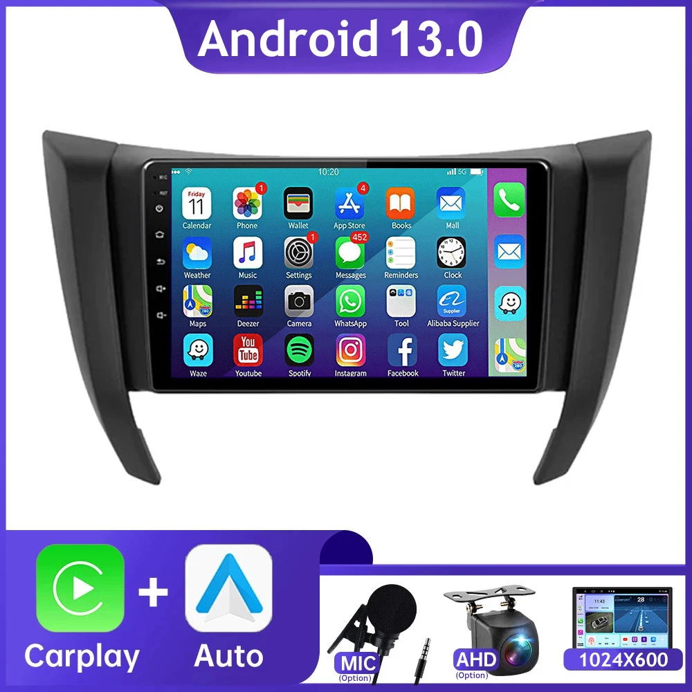 Автомобильный радиоприемник 8G + 128G Android 13 для Nissan Navara NP300 Frontier D23 2014-2021, GPS-навигатор, стерео беспроводной CarPlay
Автомобильный радиоприемник 8G + 128G Android 13 для Nissan Navara NP300 Frontier D23 2014-2021, GPS-навигатор, стерео беспроводной CarPlay