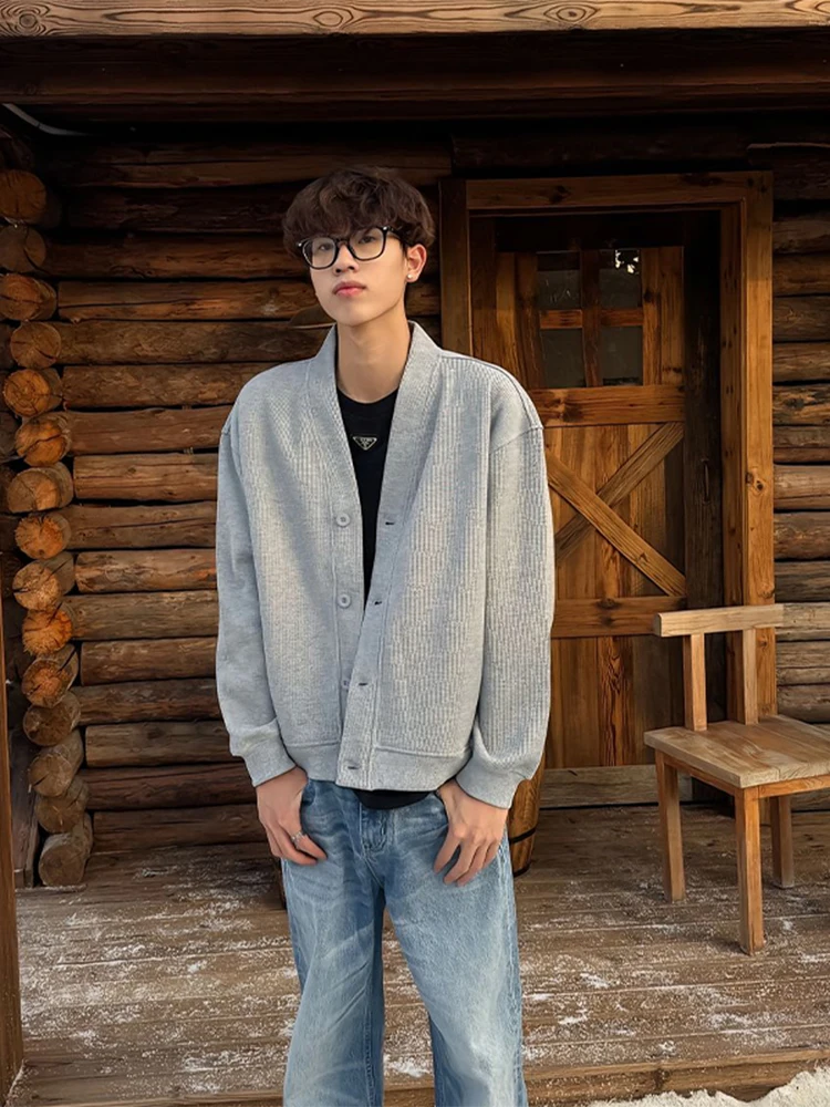 V-Ne Open Cardigan Sweatirt Men's Early Autumn High-End Baseball Jaet Cleanfit Outerwear Trendy Striped Pattern
V-Ne Open Cardigan Sweatirt Men's Early Autumn High-End Baseball Jaet Cleanfit Outerwear Trendy Striped Pattern