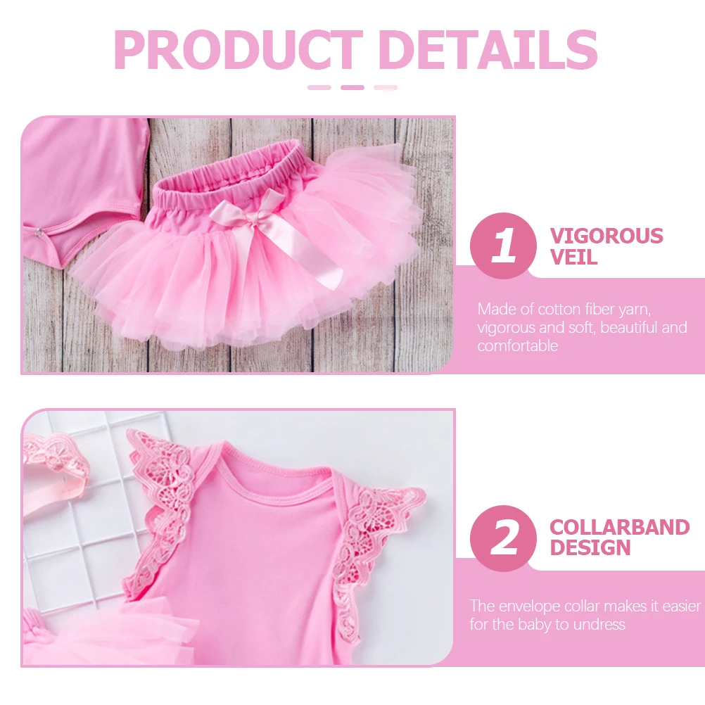 1 set Princess Skirt Baby Tutu Newborn Pink Tutu Romper Breathable Comfortable Photo Props Birthday
1 set Princess Skirt Baby Tutu Newborn Pink Tutu Romper Breathable Comfortable Photo Props Birthday