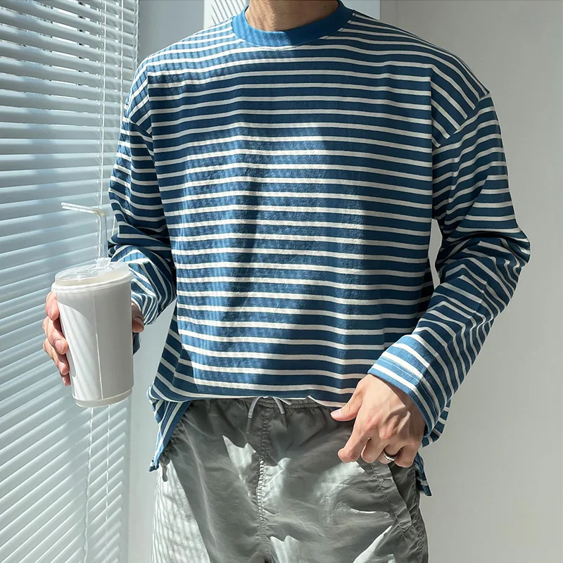 Funny Oversized High Street Stripe T-Shirt Long Sleeves Vintage Style All-Match Fashion Unisex Clothes Japanese Streetwear B58
Funny Oversized High Street Stripe T-Shirt Long Sleeves Vintage Style All-Match Fashion Unisex Clothes Japanese Streetwear B58