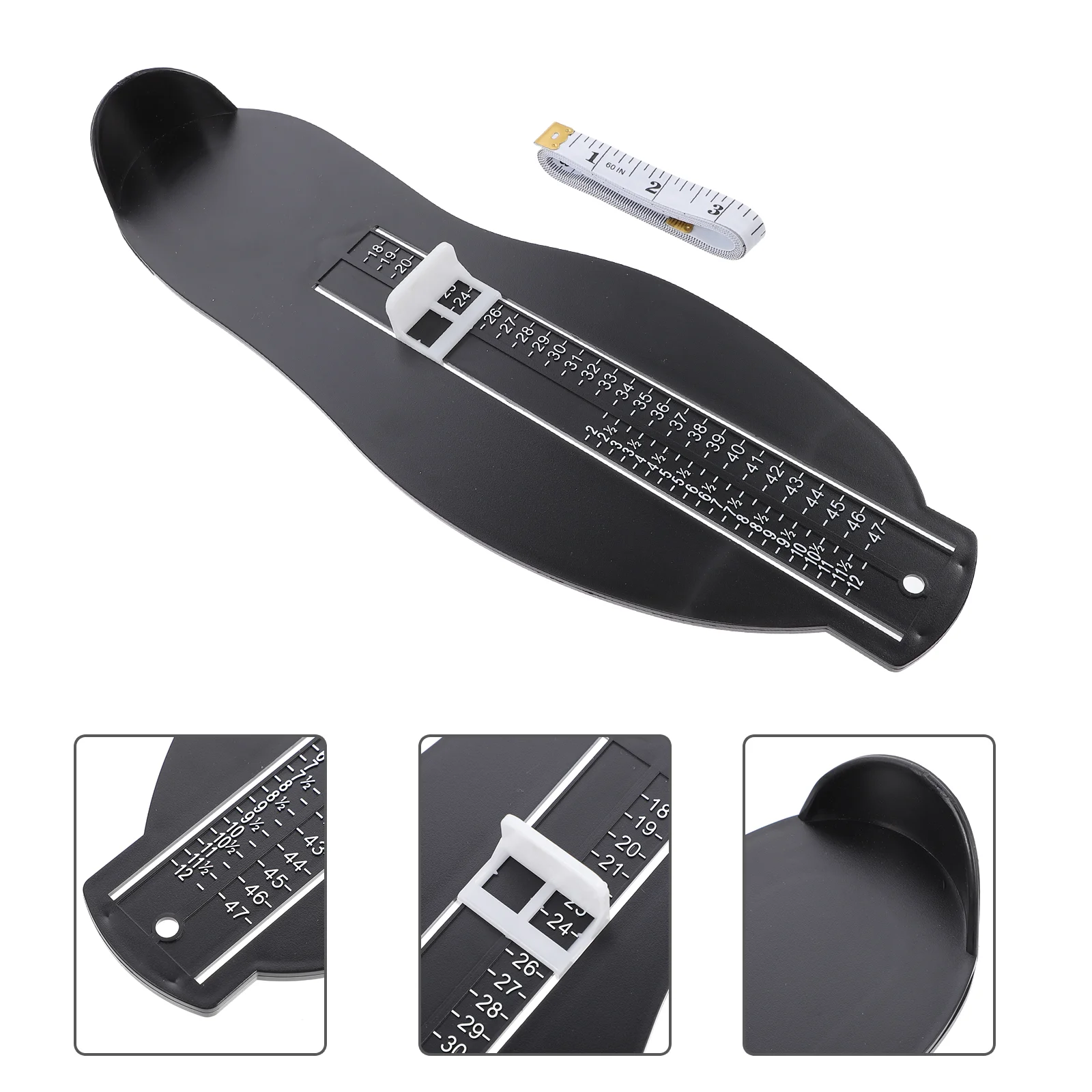 Foot Measuring Device Length Measure Gauge Feet Size Measurements Adult Ruler Tape Pedal Children's Instrument
Foot Measuring Device Length Measure Gauge Feet Size Measurements Adult Ruler Tape Pedal Children's Instrument