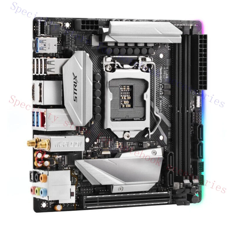 A+ FOR ASUS ROG STRIX Z370-I GAMING Motherboard Intel Z370 LGA1151 DDR4 Mini-ITX 1xM.2
A+ FOR ASUS ROG STRIX Z370-I GAMING Motherboard Intel Z370 LGA1151 DDR4 Mini-ITX 1xM.2