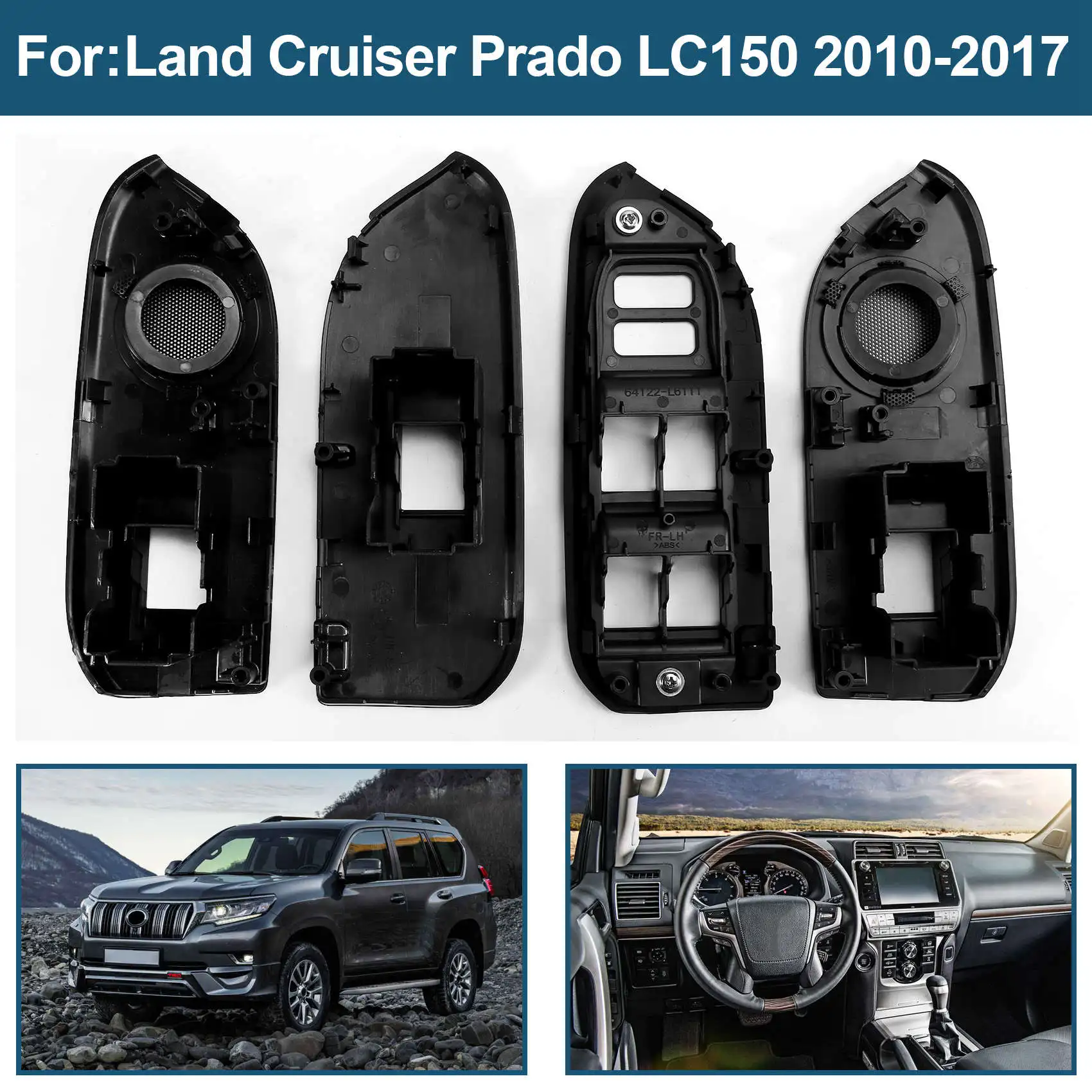 H5-1Set LHD Power Window Lifter Switch Panel Cover For Toyota Land Cruiser 74272-60230 74272-60240 74271-60230 74231-60630
H5-1Set LHD Power Window Lifter Switch Panel Cover For Toyota Land Cruiser 74272-60230 74272-60240 74271-60230 74231-60630