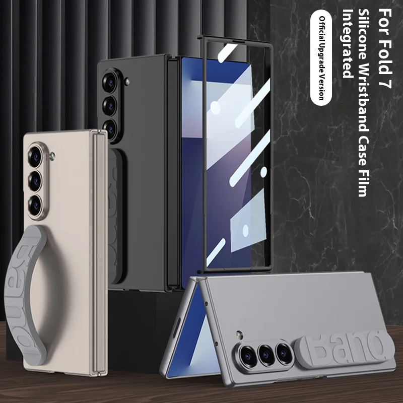 Wristband Plastic Hard Case For Samsung Galaxy Z Fold 6 Outer Screen Glass Cover For Galaxy Z Fold 5 with Wrist Strap Case
Wristband Plastic Hard Case For Samsung Galaxy Z Fold 6 Outer Screen Glass Cover For Galaxy Z Fold 5 with Wrist Strap Case
