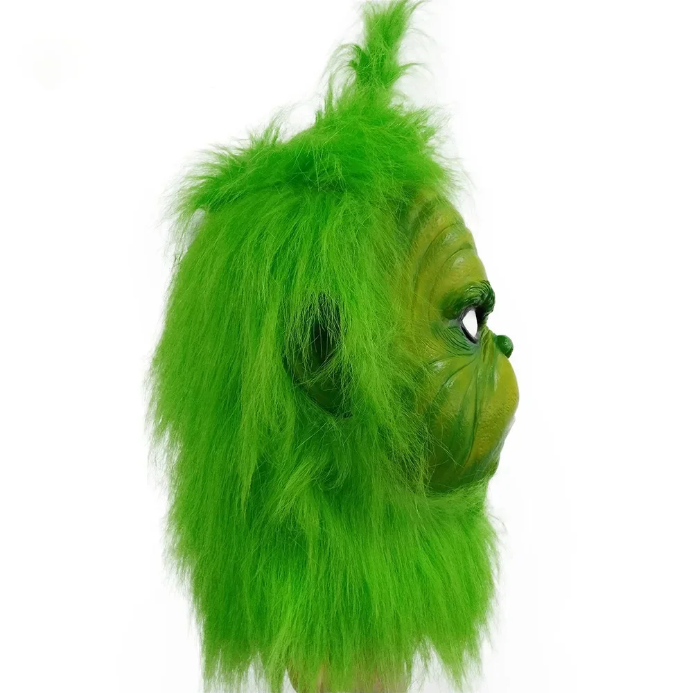 Cute How Christmas Green Haired Cosplay Mask Latex Halloween Full Head Latex Mask Cosplay Costume Mask Props
Cute How Christmas Green Haired Cosplay Mask Latex Halloween Full Head Latex Mask Cosplay Costume Mask Props