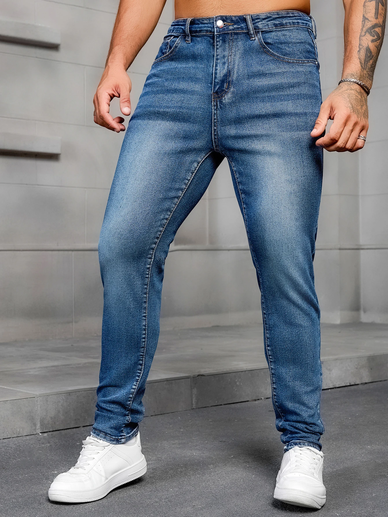 Pants Jeans Clothing Men Denim Trousers Men's Spring Summer Slim Fit Straight Leg Light Wash Distressed Denim Jeans Casual Stree
Pants Jeans Clothing Men Denim Trousers Men's Spring Summer Slim Fit Straight Leg Light Wash Distressed Denim Jeans Casual Stree