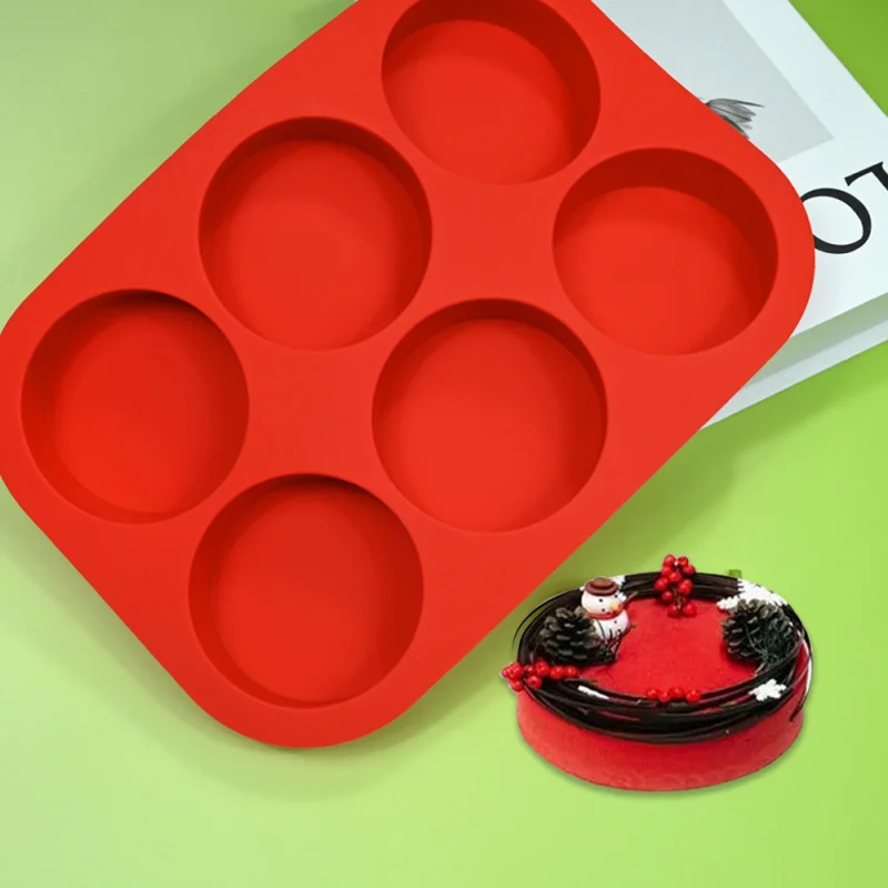 Fine Art 6Cake Mold with Cylindrical Baking Tray round Handmade SoapDIYBaking Utensils Silicone Chocolate Mold
Fine Art 6Cake Mold with Cylindrical Baking Tray round Handmade SoapDIYBaking Utensils Silicone Chocolate Mold