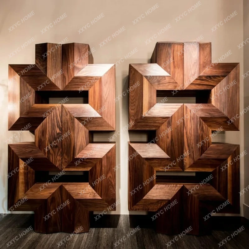 display decorative cabinet, black walnut wine cabinet, bookcase, modern simple Nordic side cabinet
display decorative cabinet, black walnut wine cabinet, bookcase, modern simple Nordic side cabinet