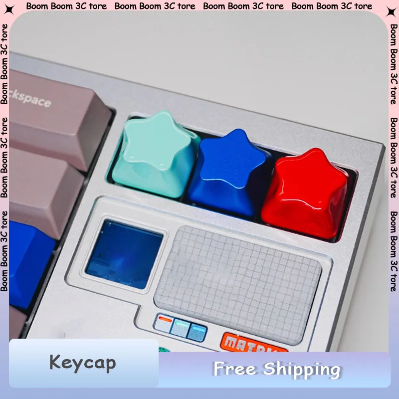 Оригинальный колпачок Star Artisan на заказ, милый алюминиевый колпачок для клавиатуры с запеченной краской, игровой колпачок 1U для аксессуаров для механической клавиатуры
Оригинальный колпачок Star Artisan на заказ, милый алюминиевый колпачок для клавиатуры с запеченной краской, игровой колпачок 1U для аксессуаров для механической клавиатуры