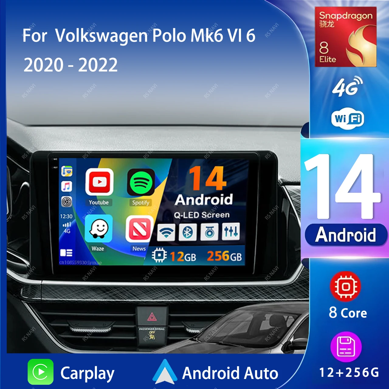 Android 14 Carplay Auto 2K экран автомобильный радиоприемник BT мультимедийный плеер для Volkswagen Polo Mk6 VI 6 2020-2022 2 din авторадио стерео
Android 14 Carplay Auto 2K экран автомобильный радиоприемник BT мультимедийный плеер для Volkswagen Polo Mk6 VI 6 2020-2022 2 din авторадио стерео