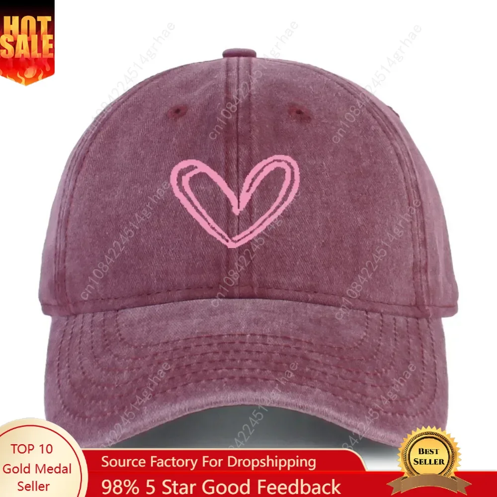 Versatile Heart-shaped Printed Washed and Aged Baseball Caps for Men and Women Couple Baseball Caps Casual Sun Protection
Versatile Heart-shaped Printed Washed and Aged Baseball Caps for Men and Women Couple Baseball Caps Casual Sun Protection