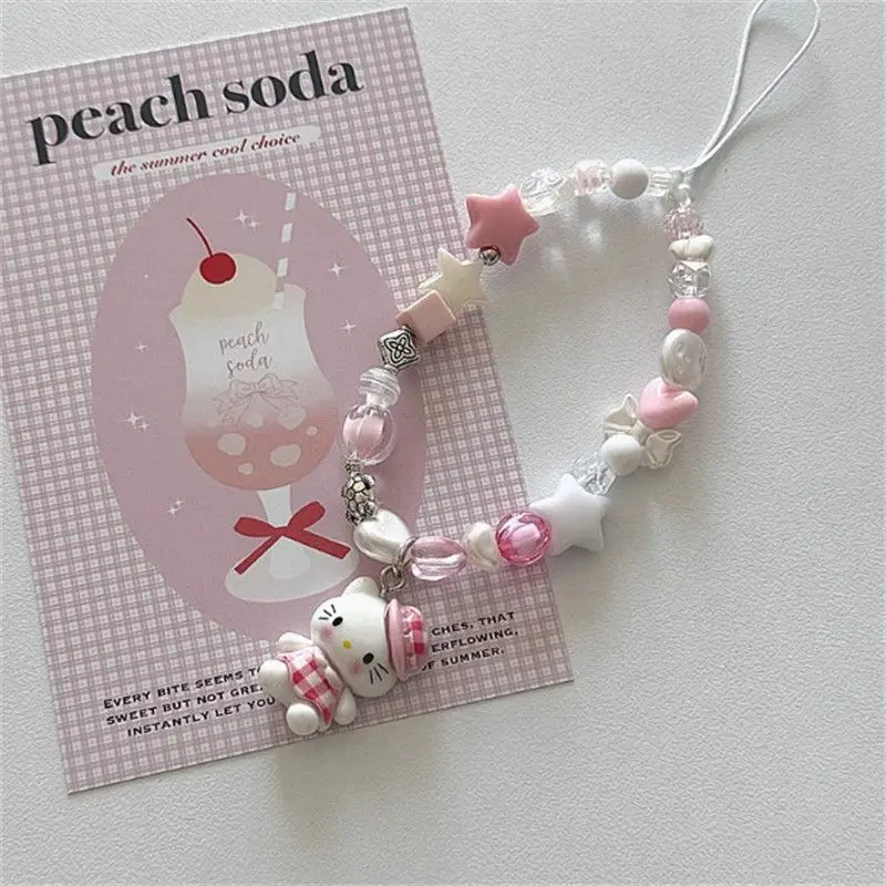 Fashion Cute 3D Hello Kitty Beaded Phone Strap Short Wristband Pendant Camera Versatile Rope
Fashion Cute 3D Hello Kitty Beaded Phone Strap Short Wristband Pendant Camera Versatile Rope