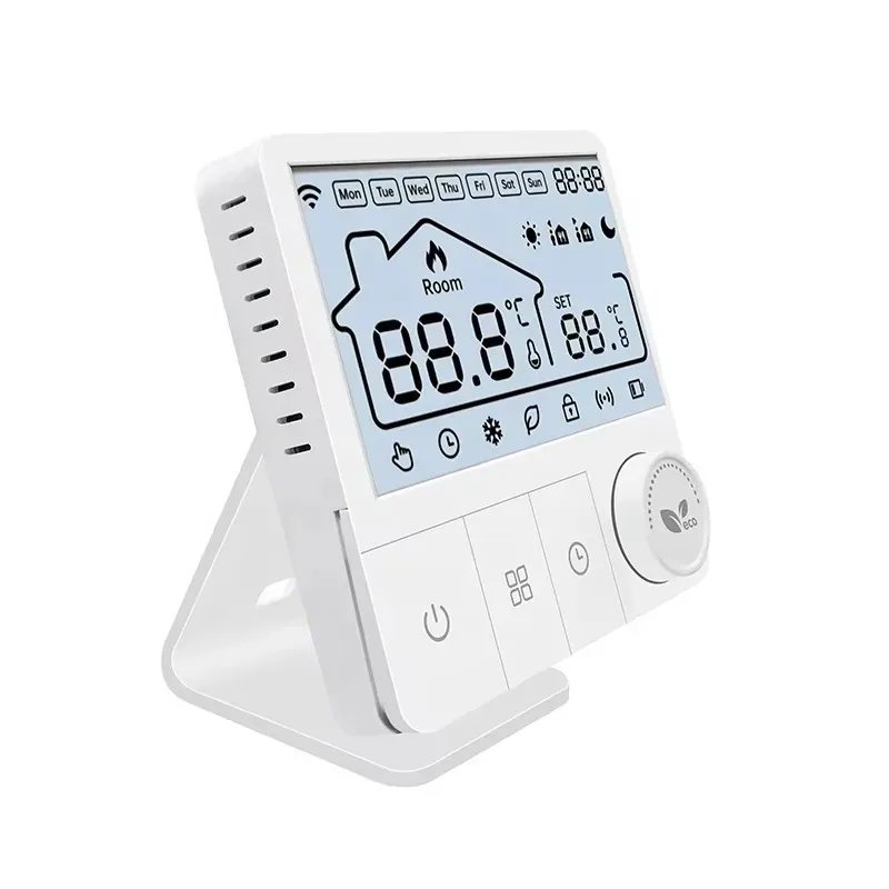 New boiler 220V household flexible floor heating components Modern wireless WIFI thermostat 
New boiler 220V household flexible floor heating components Modern wireless WIFI thermostat
