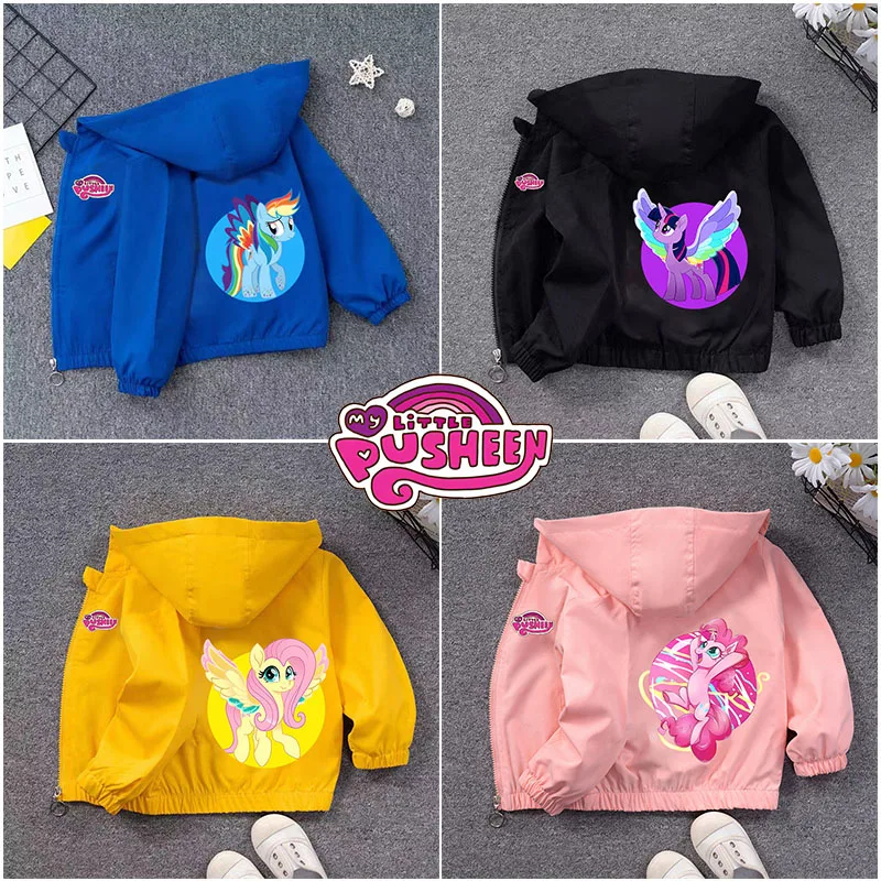 My Little Ponys Children Hoodie Jacket Coat Baby Girl Boy Unicorn Cartoon Anime Windbreaker Kid Waterproof Outerwear Tops Gifts 
My Little Ponys Children Hoodie Jacket Coat Baby Girl Boy Unicorn Cartoon Anime Windbreaker Kid Waterproof Outerwear Tops Gifts