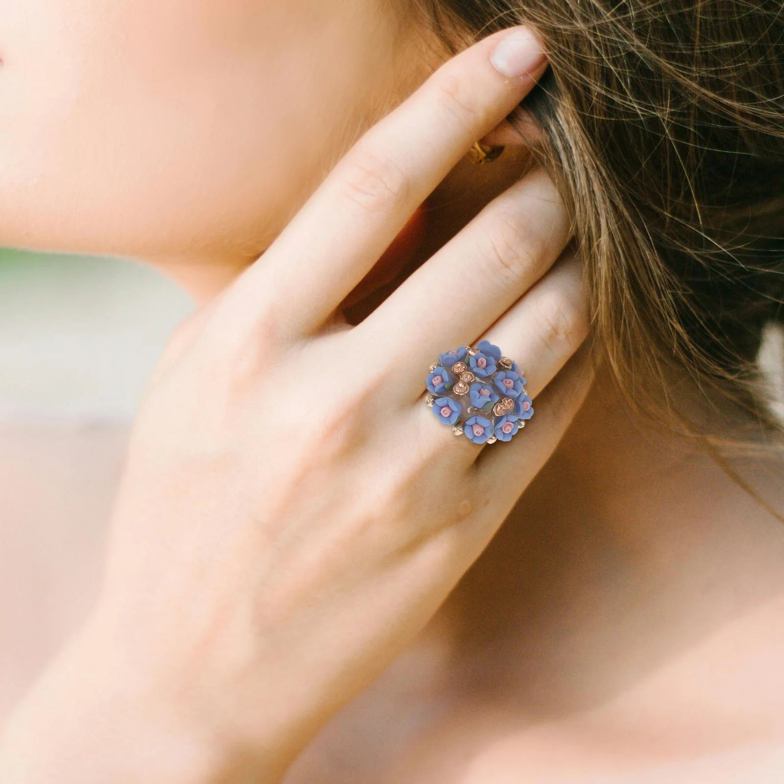 Retro Ceramic Flower Ring Stylish Women Jewelry Unique Design Finger Ring Decoration Gift Choice Rings for Women
Retro Ceramic Flower Ring Stylish Women Jewelry Unique Design Finger Ring Decoration Gift Choice Rings for Women