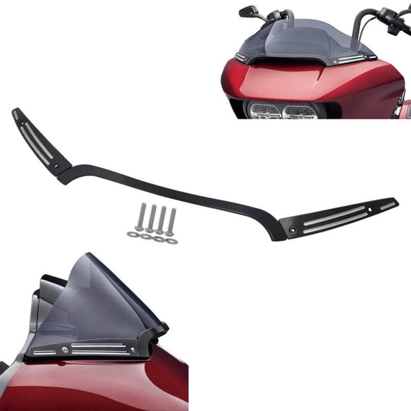 Черная накладка на лобовое стекло мотоцикла для Harley Road Glide Special CVO Ultra Touring FLTRX FLTRXS FLTRU FLTRUSE 2015-2023
Черная накладка на лобовое стекло мотоцикла для Harley Road Glide Special CVO Ultra Touring FLTRX FLTRXS FLTRU FLTRUSE 2015-2023