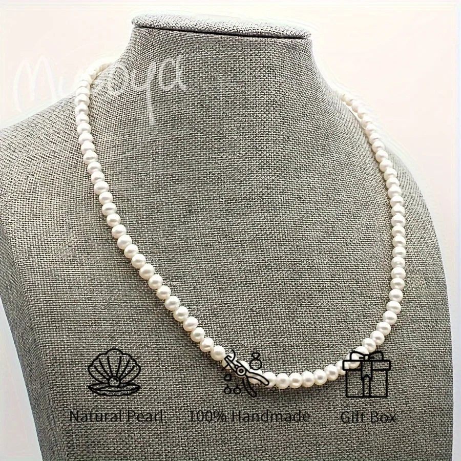 MYSOYA 5-6 мм ожерелье из пресноводного жемчуга S925, серебристая застежка, подарочная коробка, ювелирные изделия унисекс, идеальный подарок на свадьбу, день рождения, Рождество
MYSOYA 5-6 мм ожерелье из пресноводного жемчуга S925, серебристая застежка, подарочная коробка, ювелирные изделия унисекс, идеальный подарок на свадьбу, день рождения, Рождество