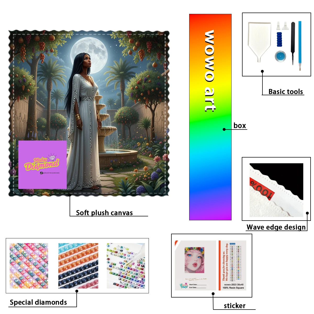 【MUKY_ Diamond Art】Disfruta de la fuente bajo la luna Crystal AB Rhinestone FD Rhinestone Perfect Resin Diamond
【MUKY_ Diamond Art】Disfruta de la fuente bajo la luna Crystal AB Rhinestone FD Rhinestone Perfect Resin Diamond